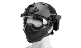 DELTA TACTICS Fast Helmet with Mask  (2 COLORS)