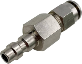 Balystik 1/8 NPT  HPA  Male Quick Disconnect (QD) Fitting Assembly (female thread to US male fitting Coupler /Adapter /Connector  for 6mm macroline)