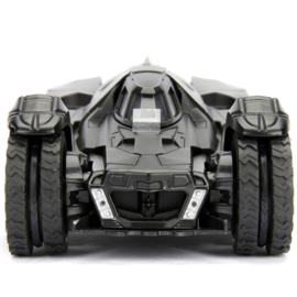 DC Comics Arkham Knight Batmobil metal car + figure set - Scale 1:24