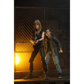 Terminator 2 Judgment Day Sarah Connor and John Connor set 2 figures - 18cm