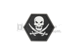 JTG No Fear Pirate Rubber Patch - Swat