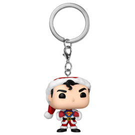 FUNKO Pocket POP Keychain DC Comics Holiday Superman - Exlusive