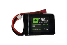 Nuprol Lipo  11.1 Volt /1300mAh. Battery PEQ Type.  Dean Connector