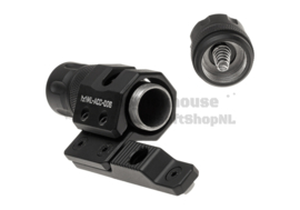 Ares. Flashlight with M-Lock Mount Base. Blk