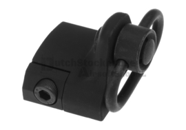 Metal  Hand Stop with QD Sling Swivel. Blk