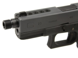 Airsoft Pro WE pistols silencer adaptor - short (BLACK)
