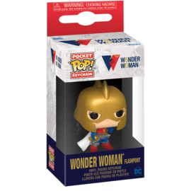 FUNKO DC Comics WW80Th Wonder Woman Flashpoint Pocket POP Keychain