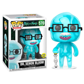 FUNKO POP figure Rick and Morty  Dr. Xenon Bloom *Glows in the Dark* (570)