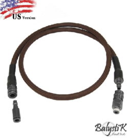 Balystik Complete HPA-line US - De Luxe Version: 8mm braided 36" - Color: deep coffee
