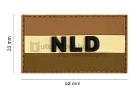 JTG The Netherlands (NLD) Flag Rubber Patch (2 COLORS)