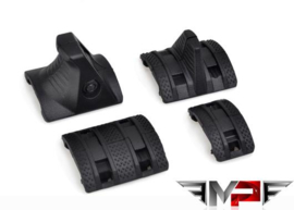 MP 4-piece Hand Stop Hand Stop Grip Kit for RIS Rail (BLACK)