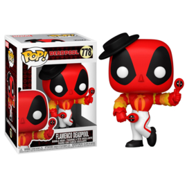 FUNKO POP figure Marvel Deadpool 30th Flamenco Deadpool (778)