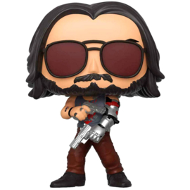 FUNKO POP figure Cyberpunk 2077 Johnny Silverhand with Gun - Exclusive - *Glows in the Dark* (592)