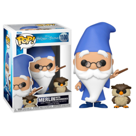 FUNKO POP figure Disney The Sword in the Stone Merlin with Archimedes (1100)
