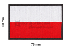 Clawgear Poland Flag Patch COLOR (White-Red)
