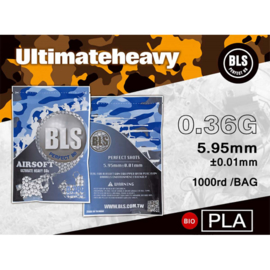 BLS 0.36gr BIO BB's 1000rds - White