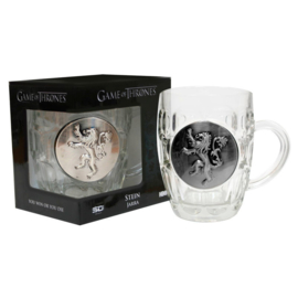 Game of Thrones Lannister glass mug/jug