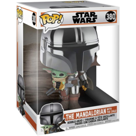 FUNKO POP figure Star Wars Mandalorian with Yoda Child - 25cm (380)