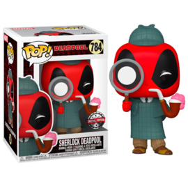 FUNKO POP figure Marvel Deadpool 30th Sherlock Deadpool - Exclusive (784)