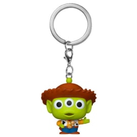 FUNKO Pocket POP keychain Disney Pixar Alien Remix Woody