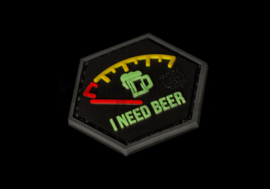 JTG / I Need Beer Rubber Patch