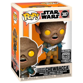 FUNKO POP figure Star Wars Chewbacca - 2020 Galactic Convention Exclusive (387)