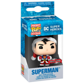 FUNKO Pocket POP Keychain DC Comics Holiday Superman - Exlusive