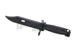 Pirate Arms Training Dummy Knife - AK74 Rubber Bayonet (BLACK)