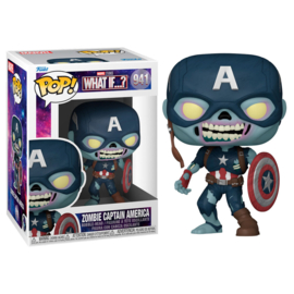 FUNKO POP figure Marvel What If Zombie Captain America (941)