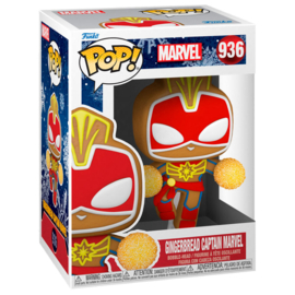 FUNKO POP figure Marvel Holiday Captain Marvel (936)