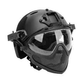 DELTA TACTICS Fast Helmet with Mask  (3 COLORS)