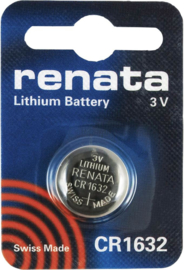RENATA CR1632 3V Knoopcel Lithium Battery - 1pcs
