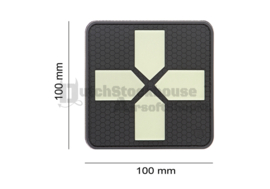 JTG Rubber Patch Big Red Cross Medic (BIG)  100x100mm (2 COLORS)