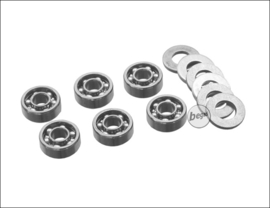 FPS Airsoft Ball Bearings for A&K M60 /M249 /MK43   8mm (6 pcs)