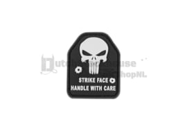 JTG SAPI Skull Rubber Patch Swat - Strike Face Handle With Care -