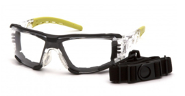 PYRAMEX FYXATE Foam Padded Goggle / Glass - H2MAX Anti-Fog Lens (2 COLORS)