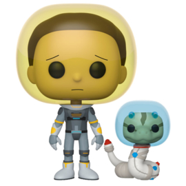 FUNKO POP figure Rick and Morty Space Suit Morty with Snake (690)