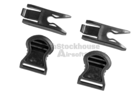 FMA Goggle Swivel Clips 19mm. Blk