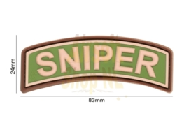 JTG Sniper Tab Rubber Patch - Multicam
