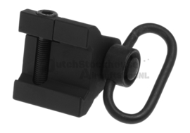 Metal  Hand Stop with QD Sling Swivel. Blk