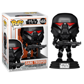 FUNKO POP figure Star Wars Mandalorian Dark Trooper Battle (466)