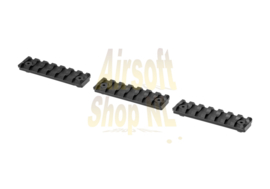 VFC Keymod Rail Section 7 Slot 3-Pack (BLACK)