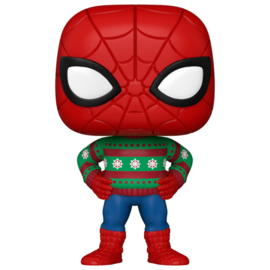 FUNKO POP figure Marvel Holiday Spiderman (1284)