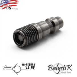 BalystiK HPA no return valve male fitting for GBB magazine US Version (Tap kit = P6-BA-HPA-M9TAPKIT)