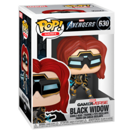 FUNKO POP figure Marvel Avengers Game Black Widow Stark Tech Suit (630)