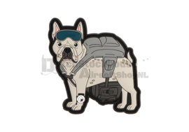 Airsoftology Frenchie Paratrooper French Bulldog Patch