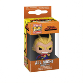 FUNKO Pocket POP keychain My Hero Academia All Might Silver Age