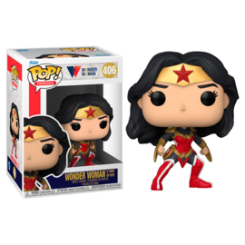 FUNKO POP figure DC Wonder Woman 80th Wonder Woman AT Wist Of Fate (406)