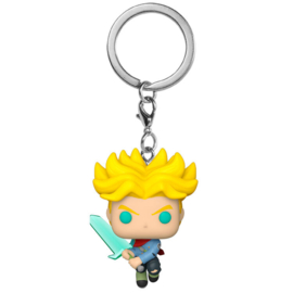 FUNKO Pocket POP Keychain Dragon Ball Super Saiyan Trunks with Sword