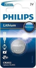PHILIPS CR2032  3V Knoopcel Lithium Battery - 1pcs